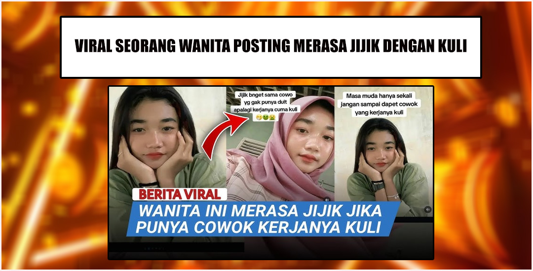 Viral Di Media Sosial Wanita Jijik Dengan Kuli